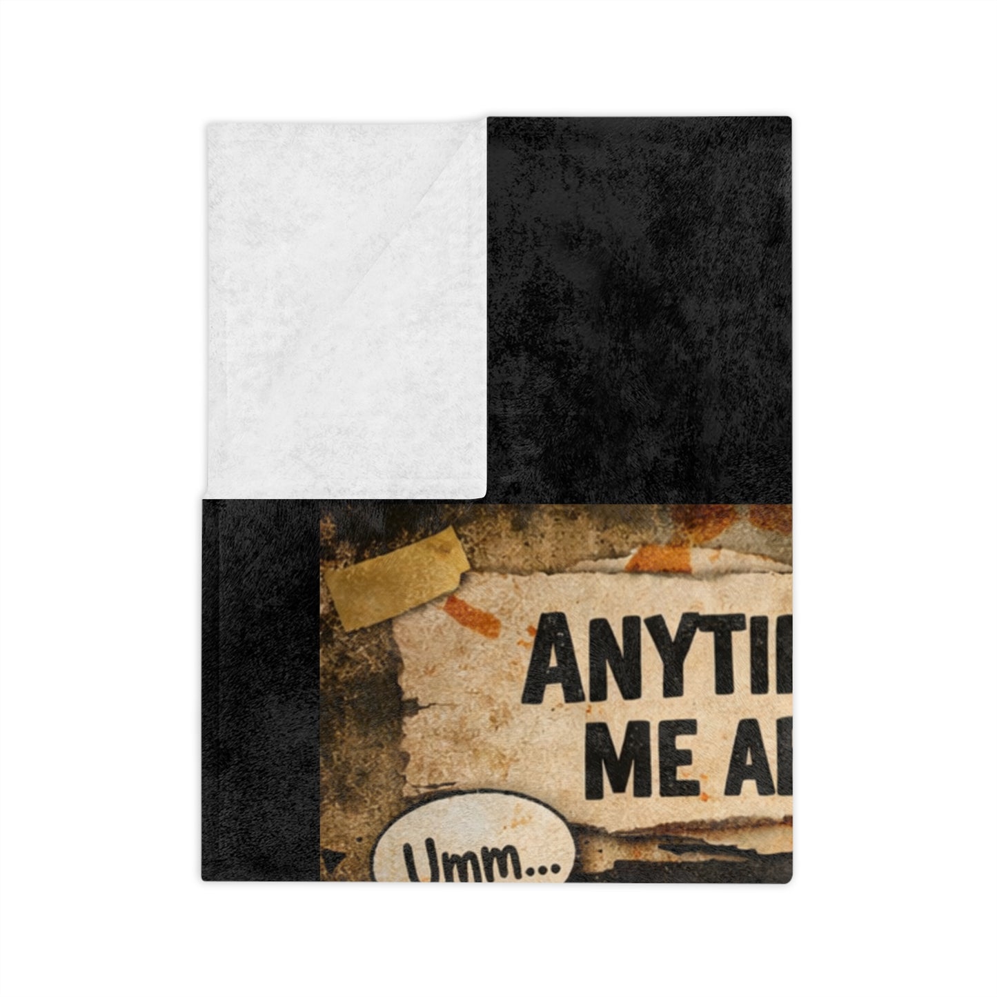 Unhinged Family Velveteen Microfiber Blanket