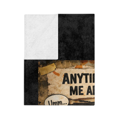 Unhinged Family Velveteen Microfiber Blanket