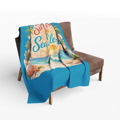 Sun Kissed Arctic Fleece Blanket