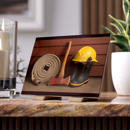 Fire/Rescue Appreciation Ceramic Photo Tile