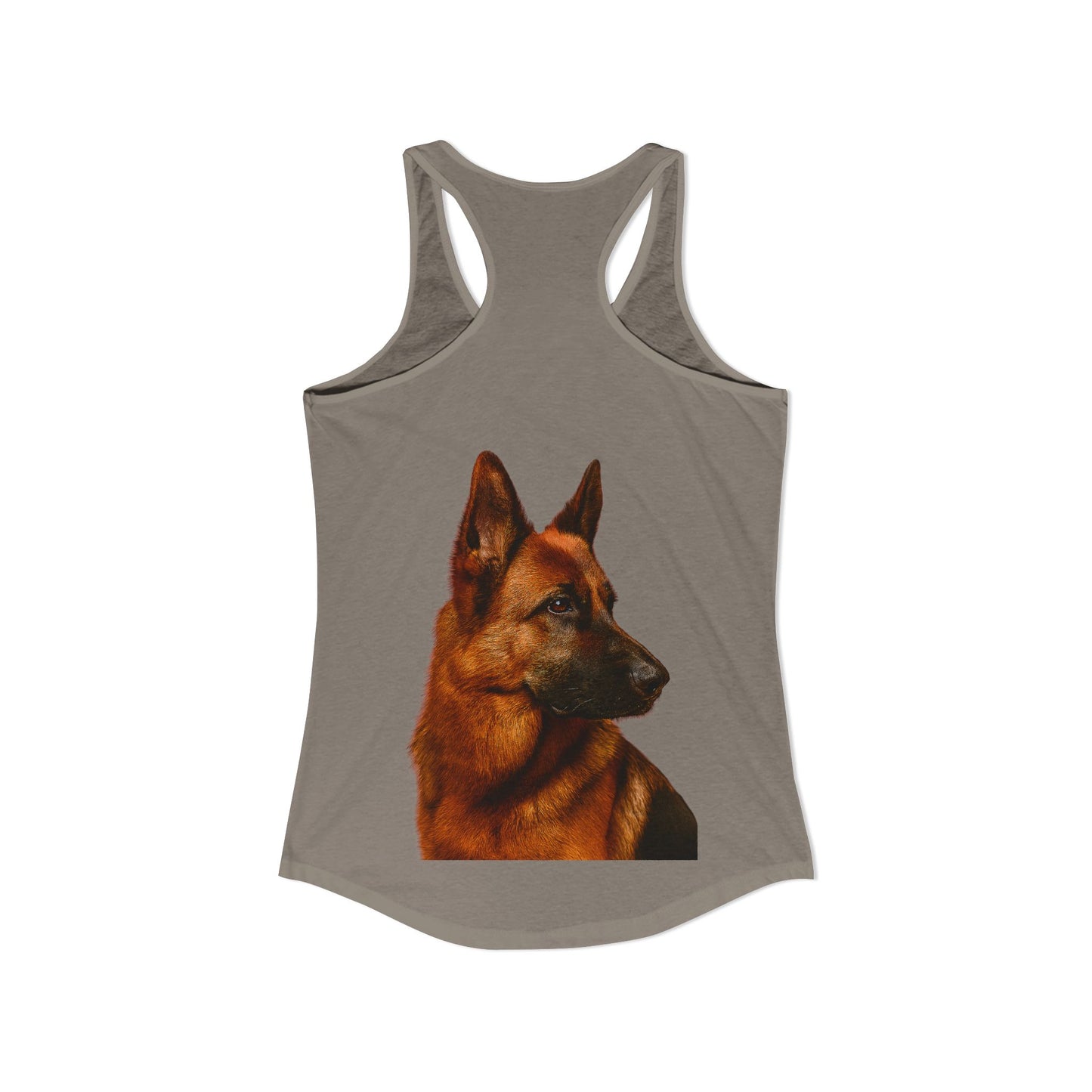 German Shepherd Head Women's Racerback Tank