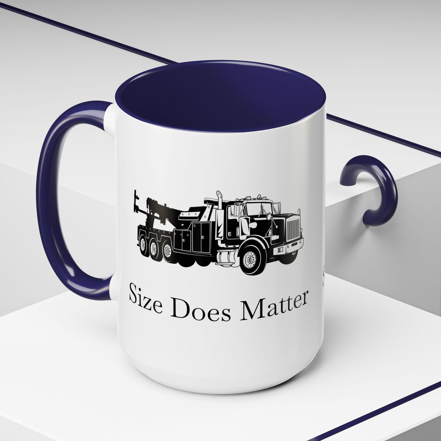 Size Does Matter 2-Tone Coffee Mug