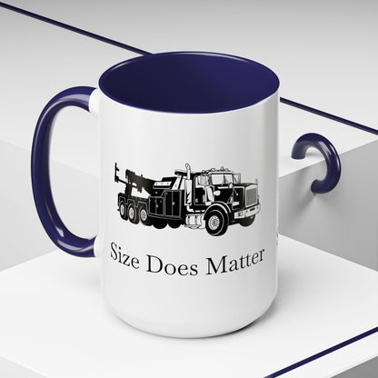 Size Does Matter 2-Tone Coffee Mug