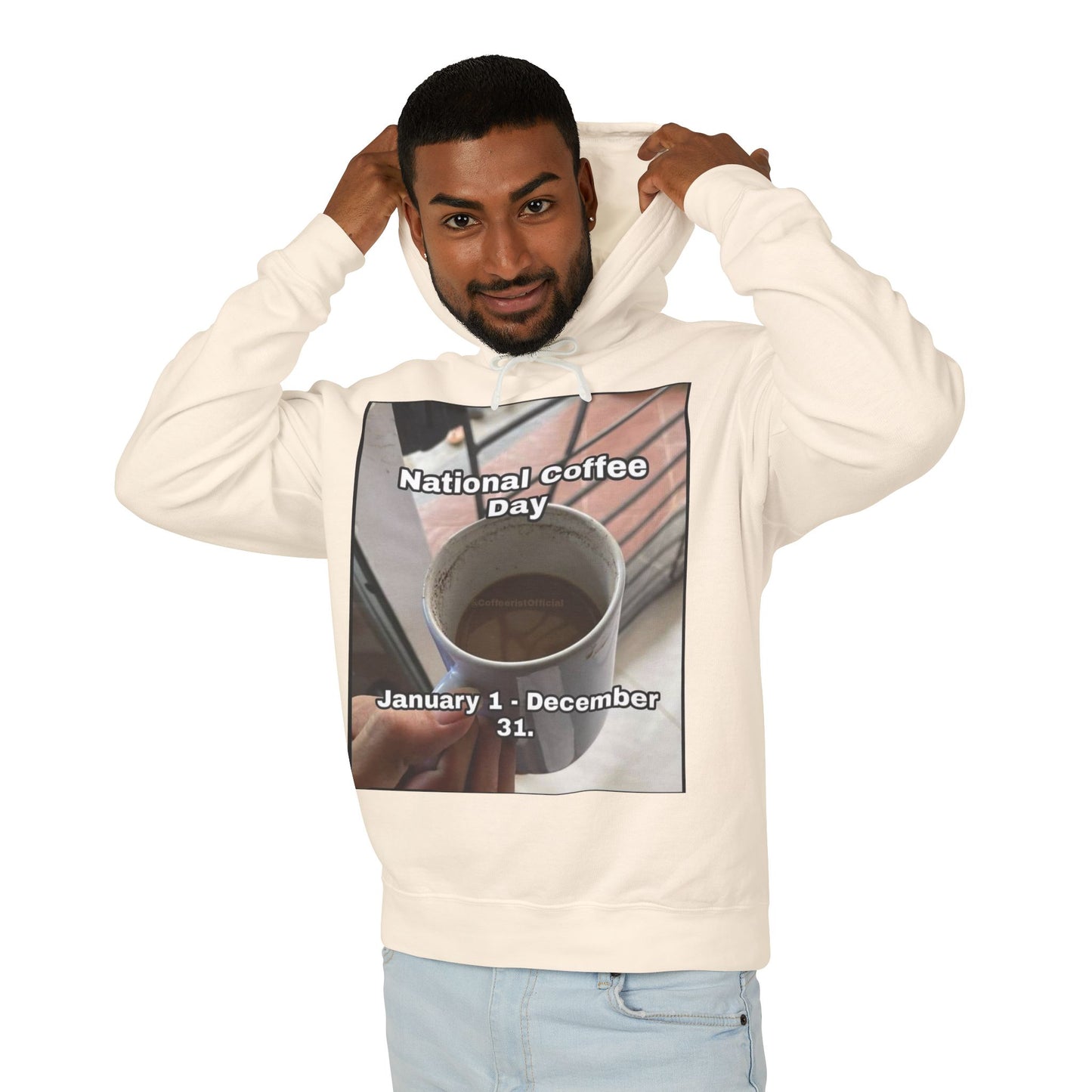 National Coffee Day Unisex Lightweight Hoodie