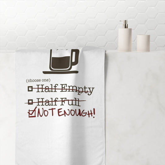 Not Enough Mink-Cotton  Beach Towel