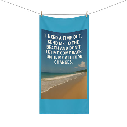 Time Out Mink-Cotton  Beach Towel