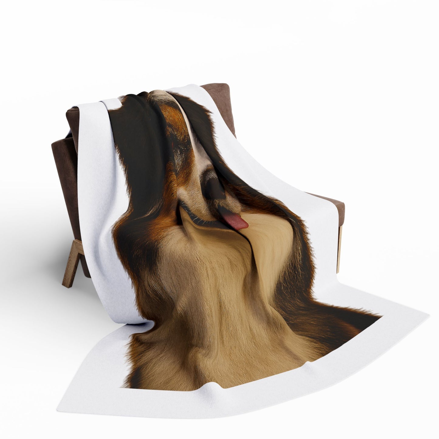 Aussie Head Arctic Fleece Blanket