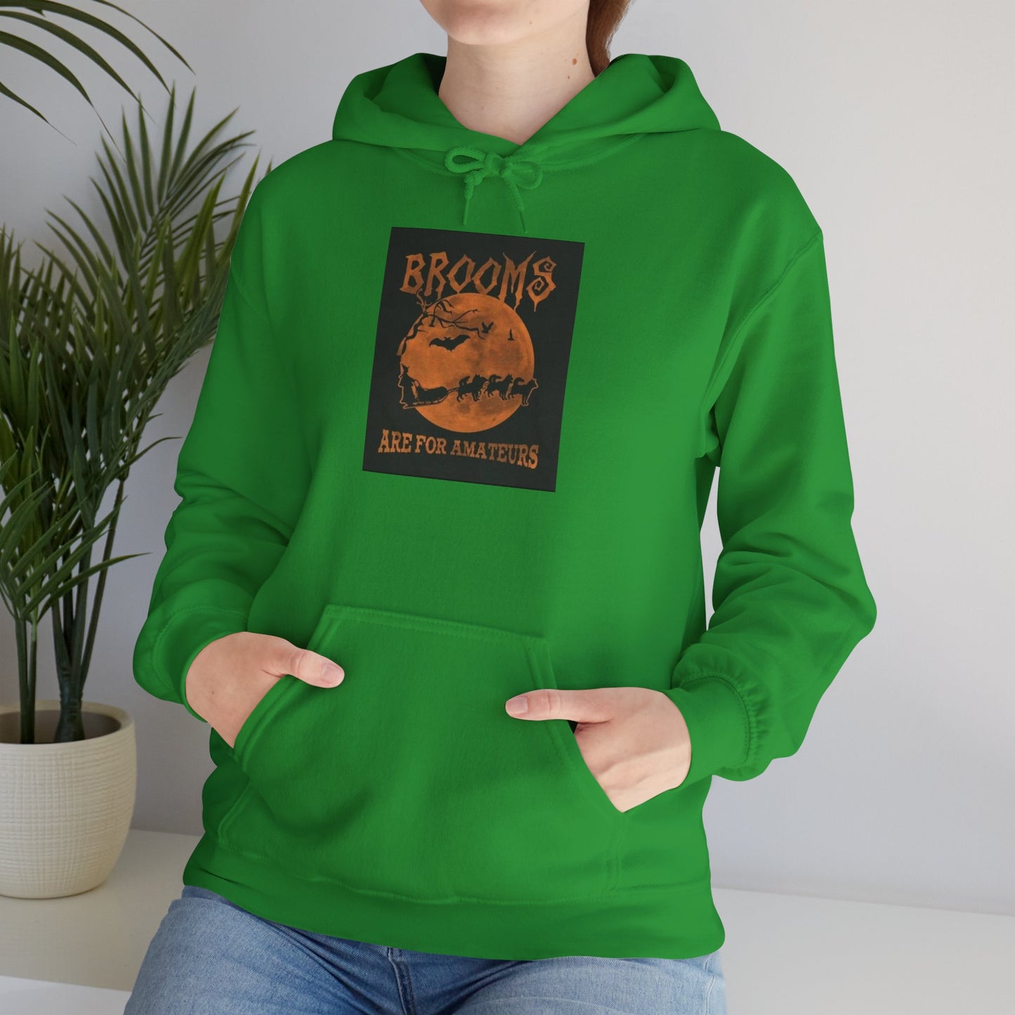 Brooms Are For Amateurs Unisex Hoodie