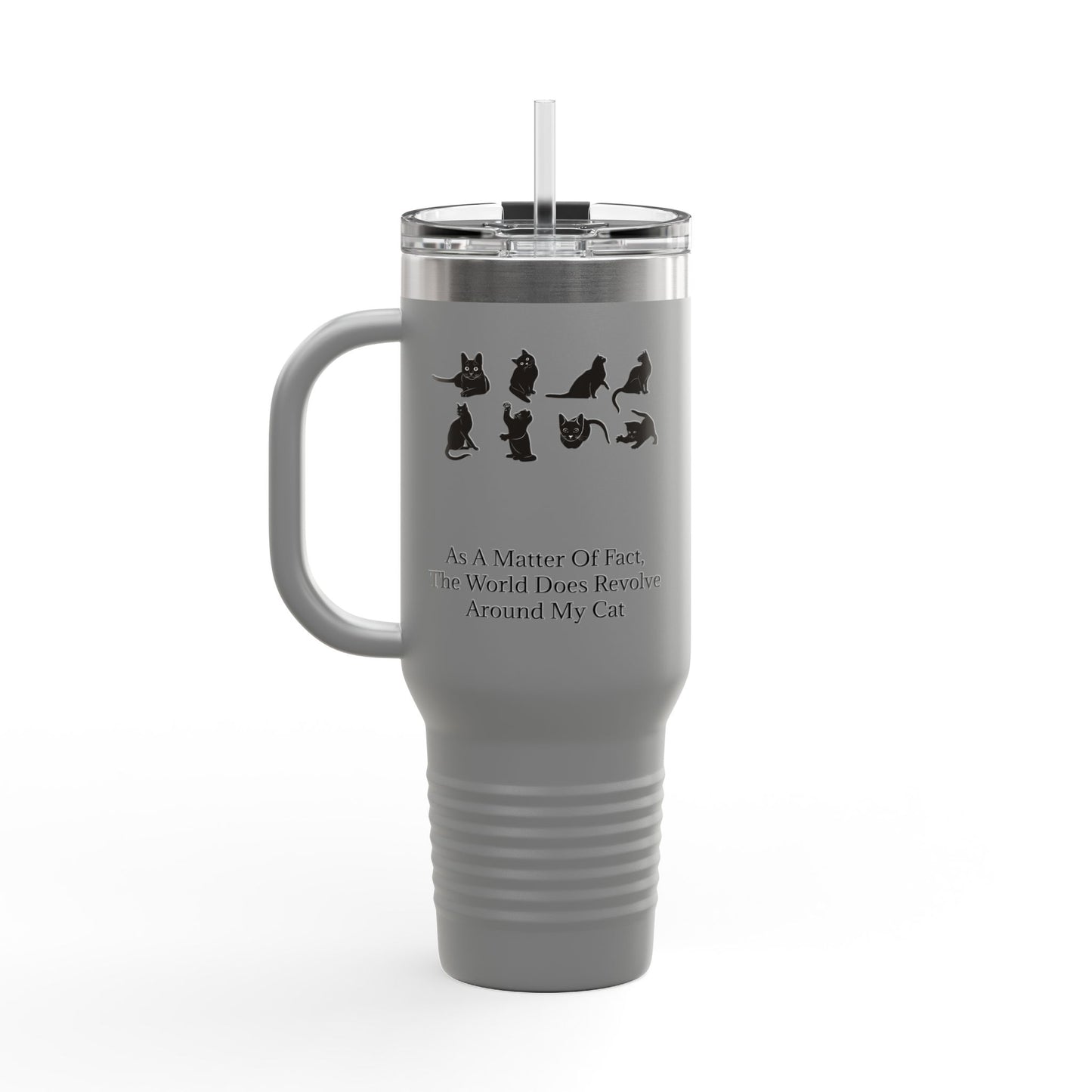 Matter Of Fact Cat Insulated Travel Mug