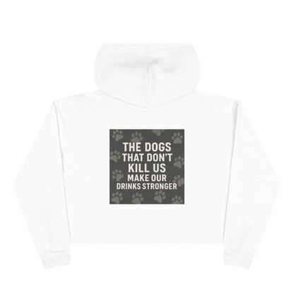 Drinks Stronger Women's Crop Hoodie