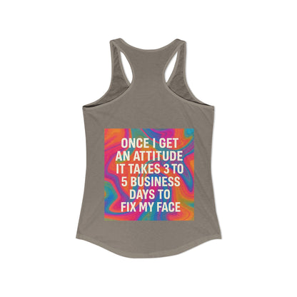 Fix My Face Women's Racerback Tank