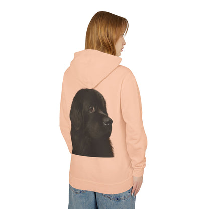 Newfie Head Unisex Lightweight Hoodie