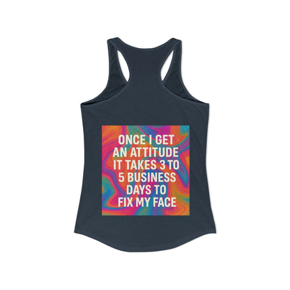 Fix My Face Women's Racerback Tank