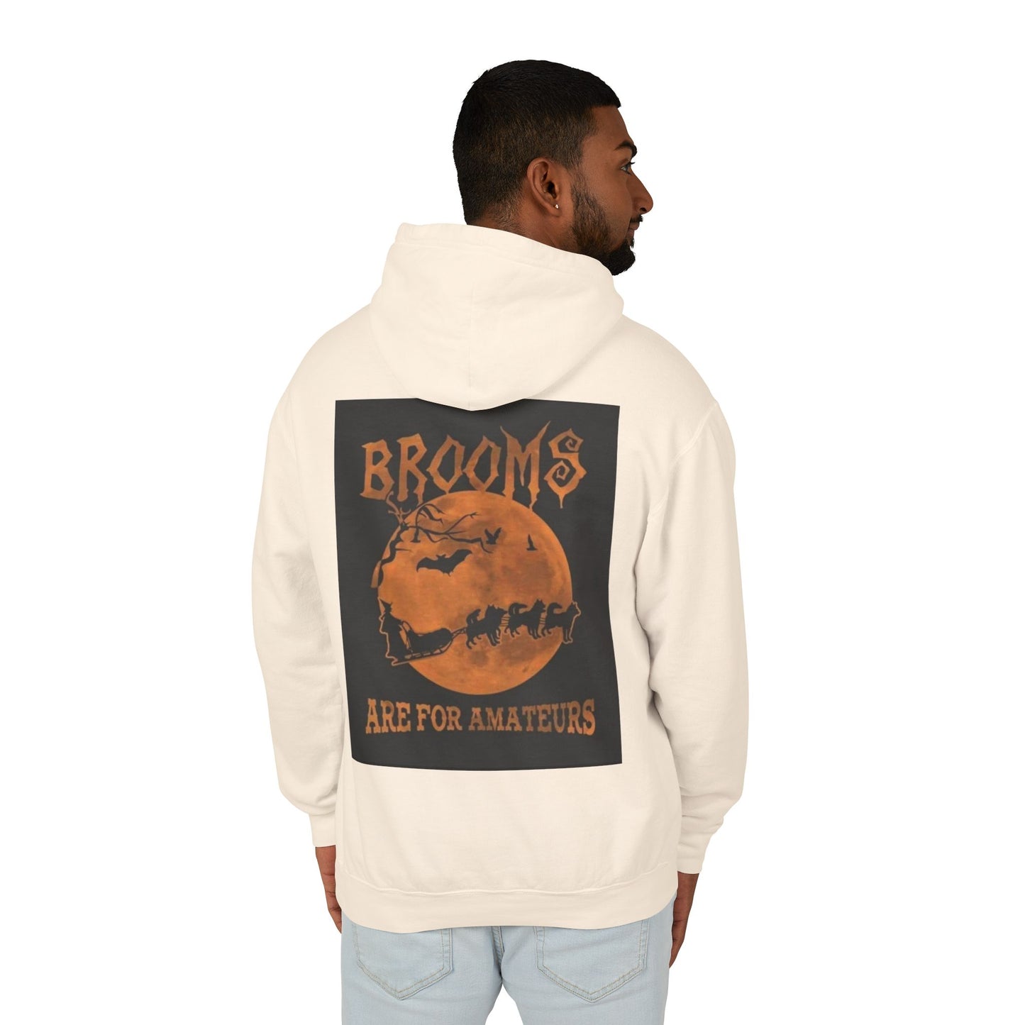 Brooms Are For Amateurs Unisex Lightweight Hoodie
