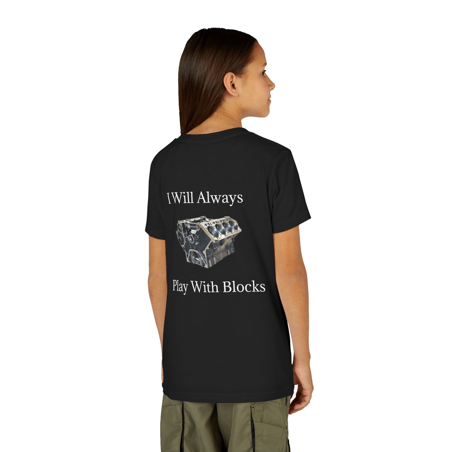 Play With Blocks Youth Unisex Short Sleeve Crewneck Tee