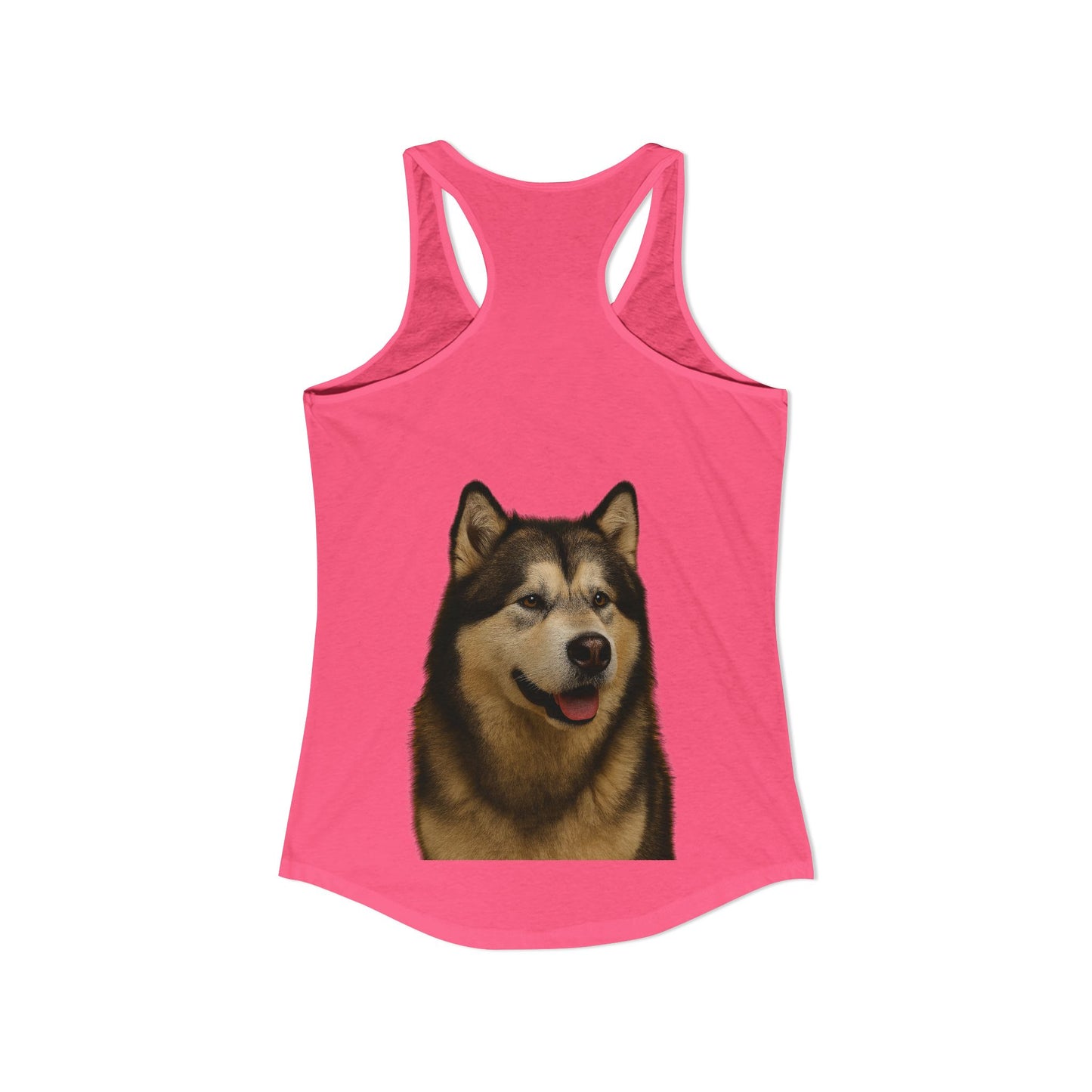 Malamute Head Women's Racerback Tank