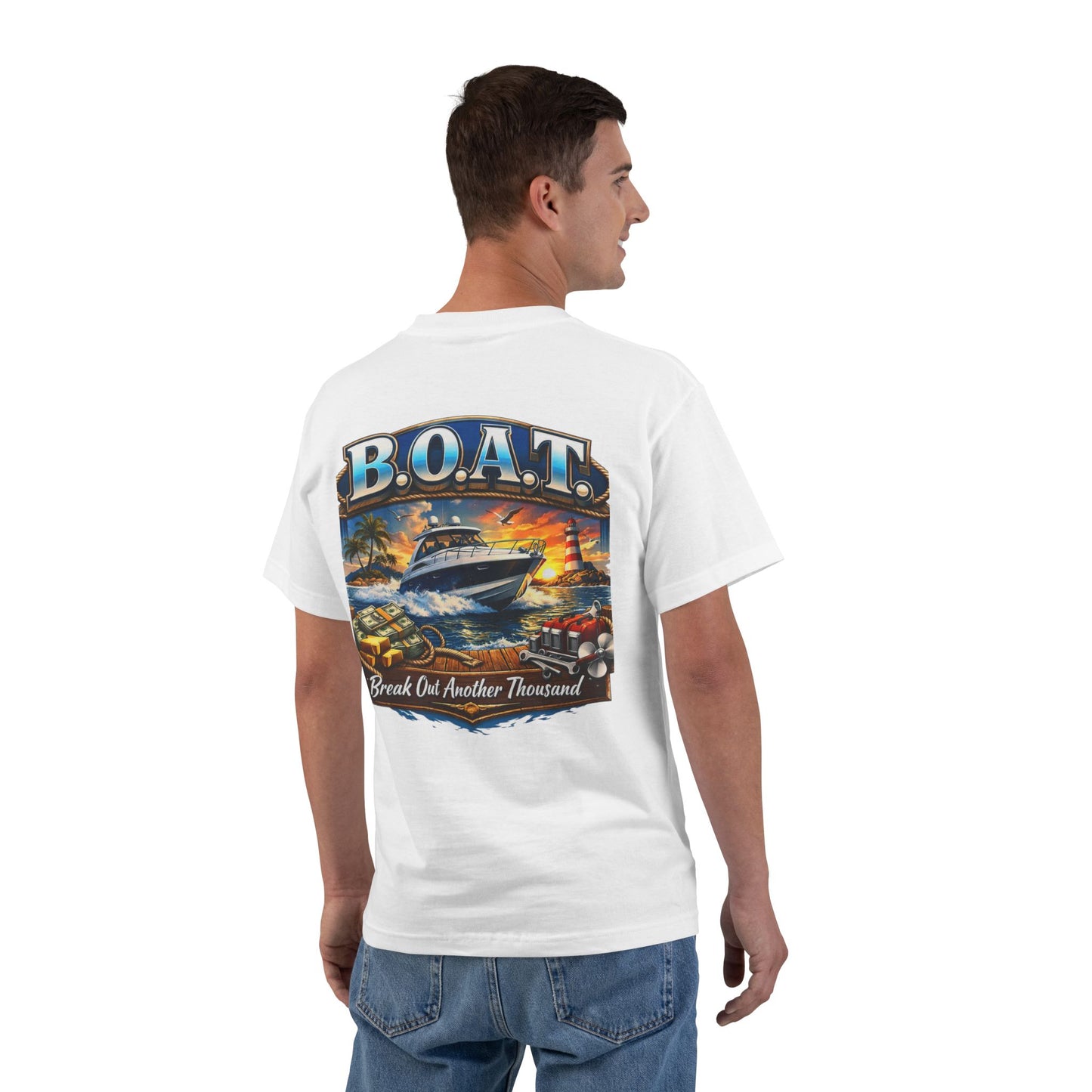 B.O.A.T. Men's Short-Sleeve Crewneck Tee