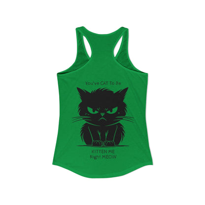 KITTEN Me Women's Racerback Tank