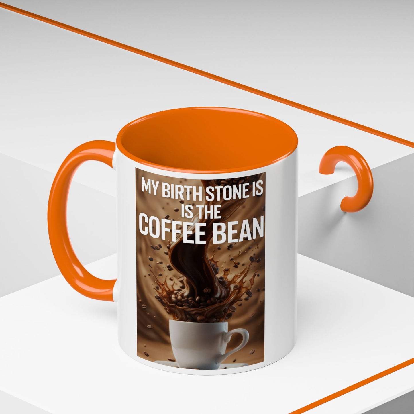 Birth Stone 2-Tone Coffee Mug
