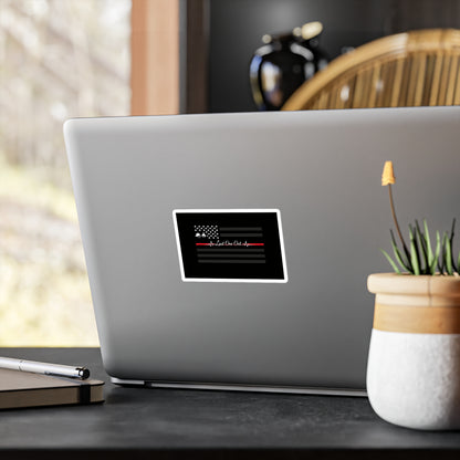 Thin Red Line Vinyl Decal