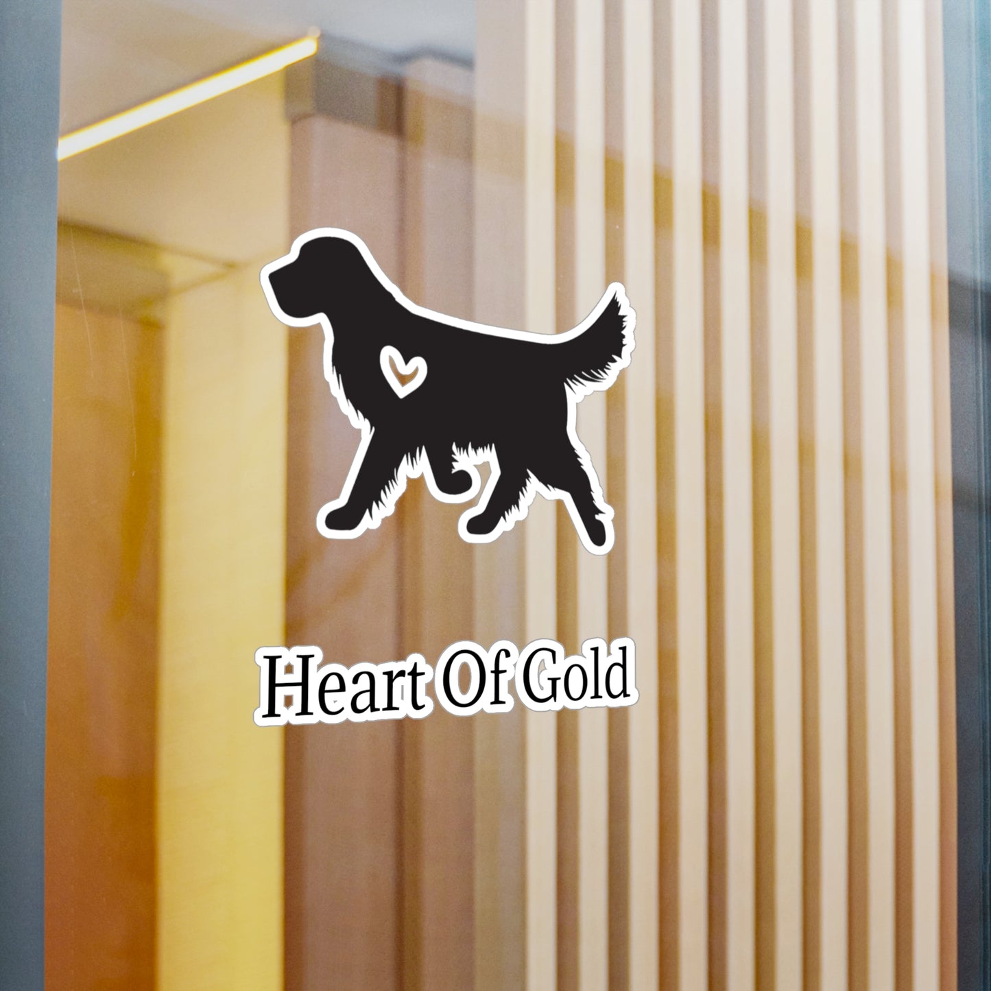 Heart Of Gold Vinyl Decal