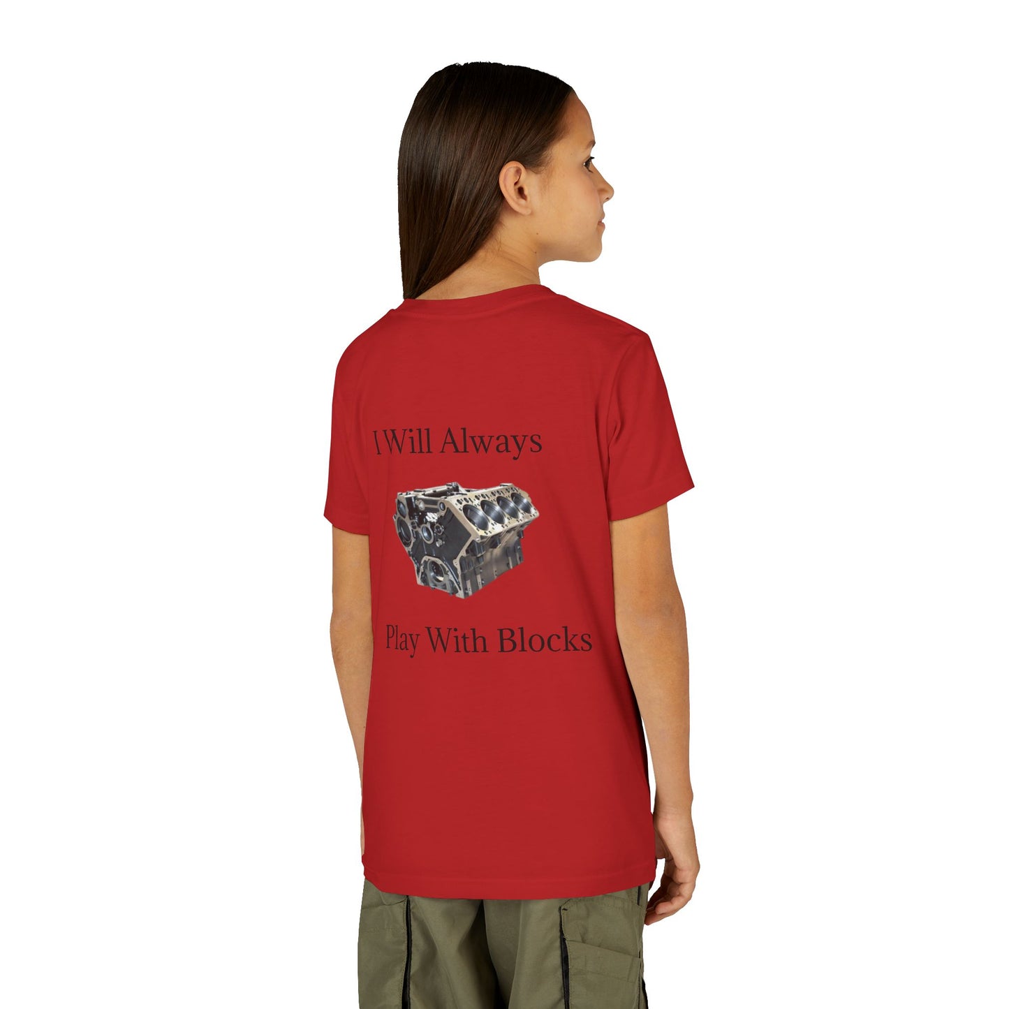 Play With Blocks Youth Unisex Short Sleeve Crewneck Tee