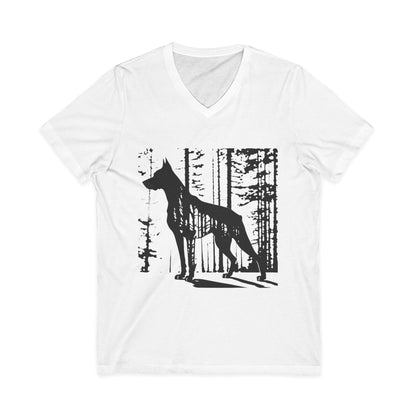 Watchful Eyes Unisex Short Sleeve V-Neck Tee