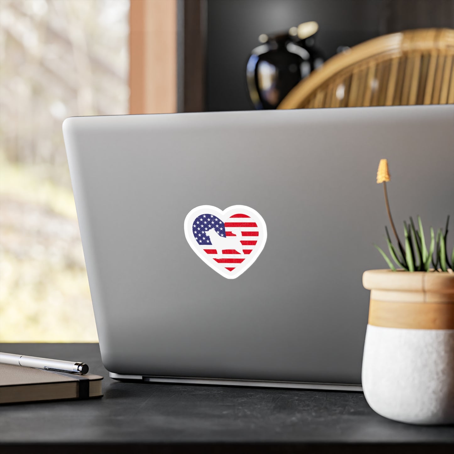 Malamute Flag Vinyl Decal