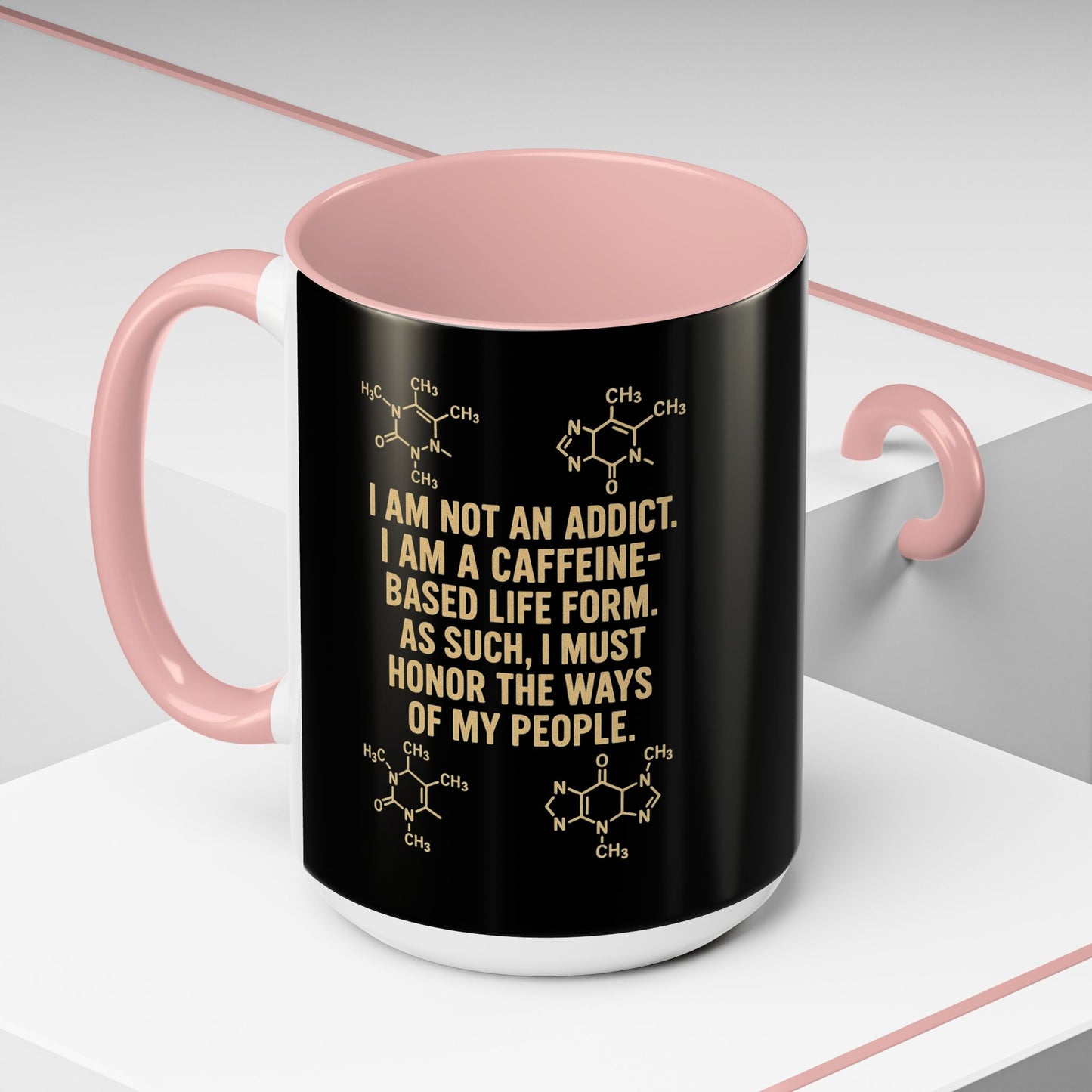 Not An Addict 2-Tone Coffee Mug
