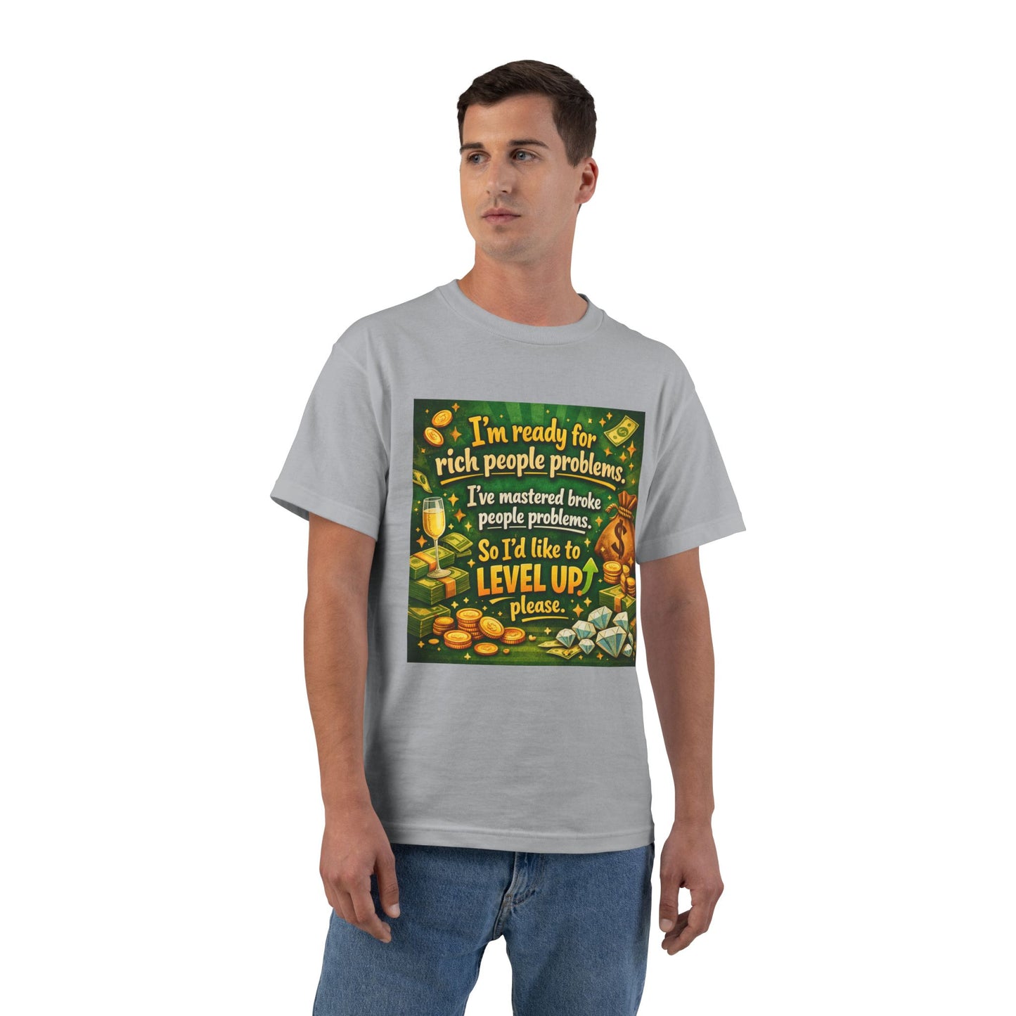 Level Up Men's Short-Sleeve Crewneck Tee