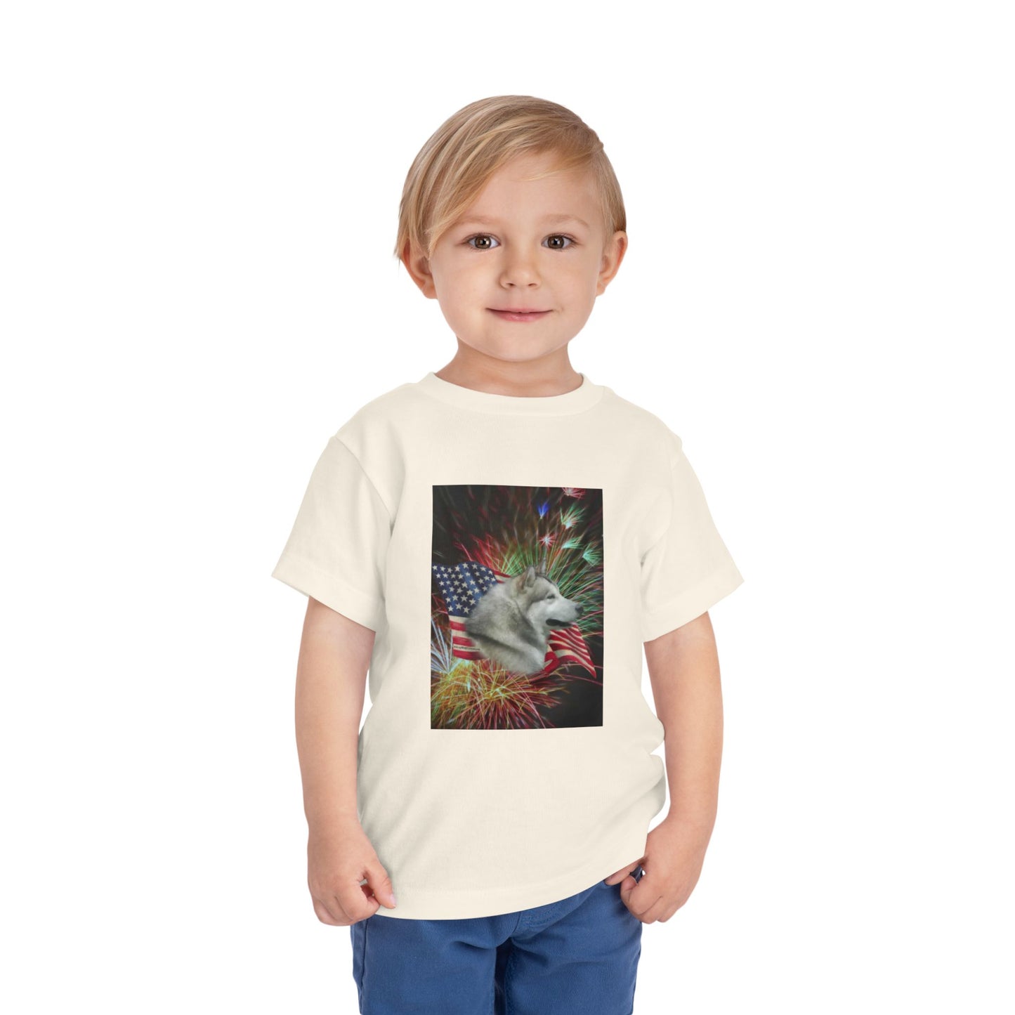 American Malamute Toddler Unisex Short Sleeve Crewneck Tee