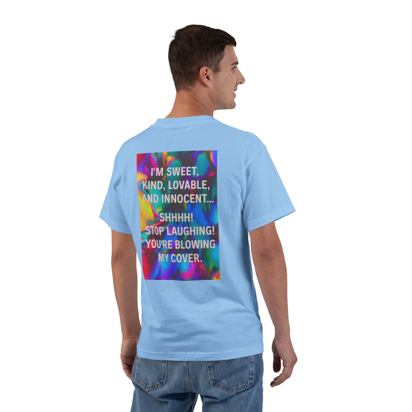 Blowing My Cover Men's Short-Sleeve Crewneck Tee