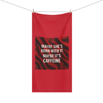 Born With It Mink-Cotton  Beach Towel