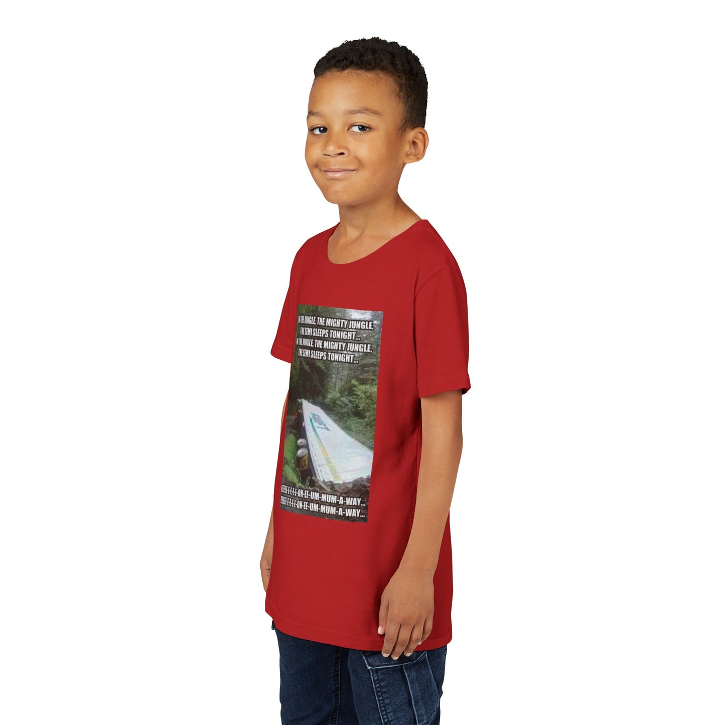 Semi Sleeps Youth Unisex Short Sleeve Crewneck Tee