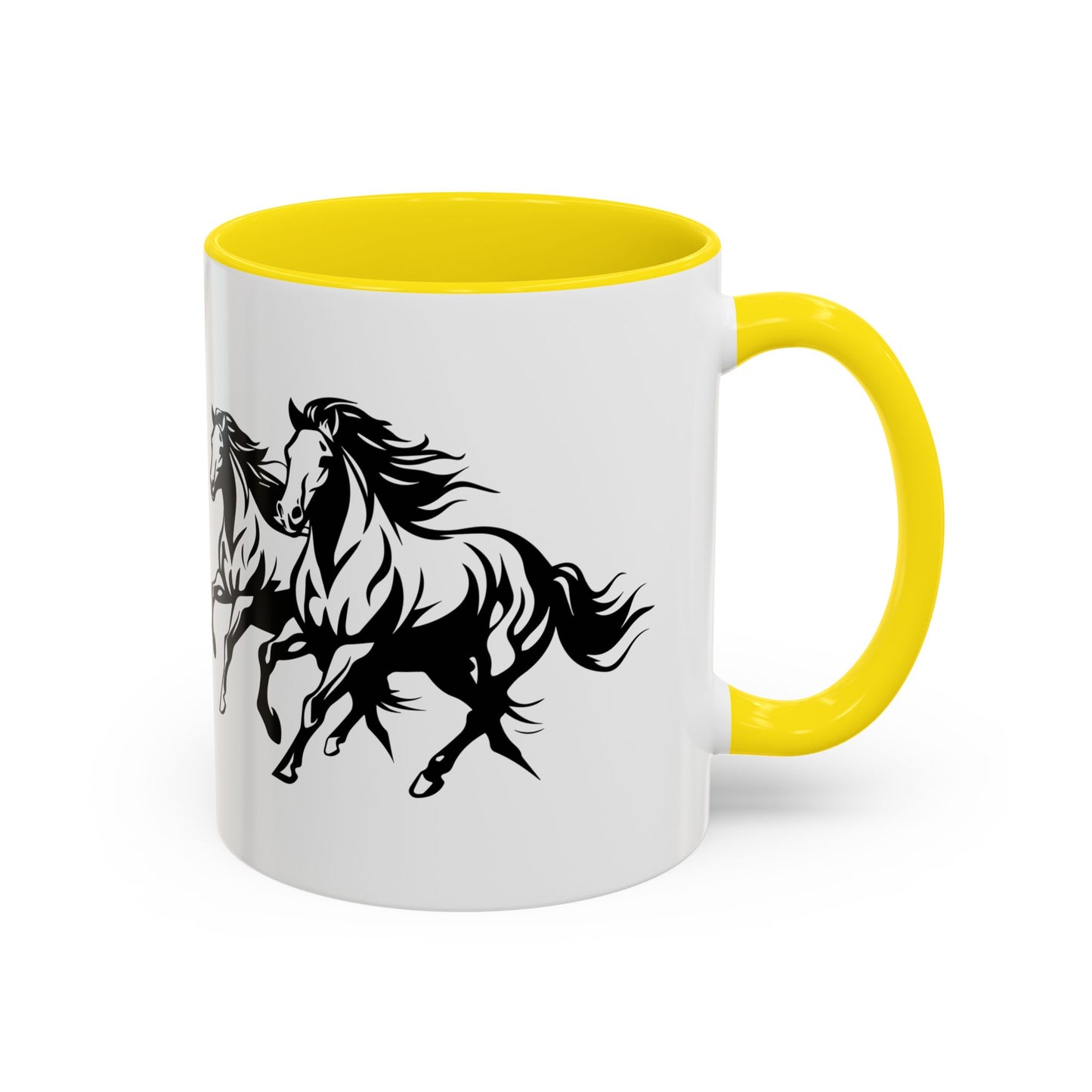 Horsin' Around 2-Tone Coffee Mug