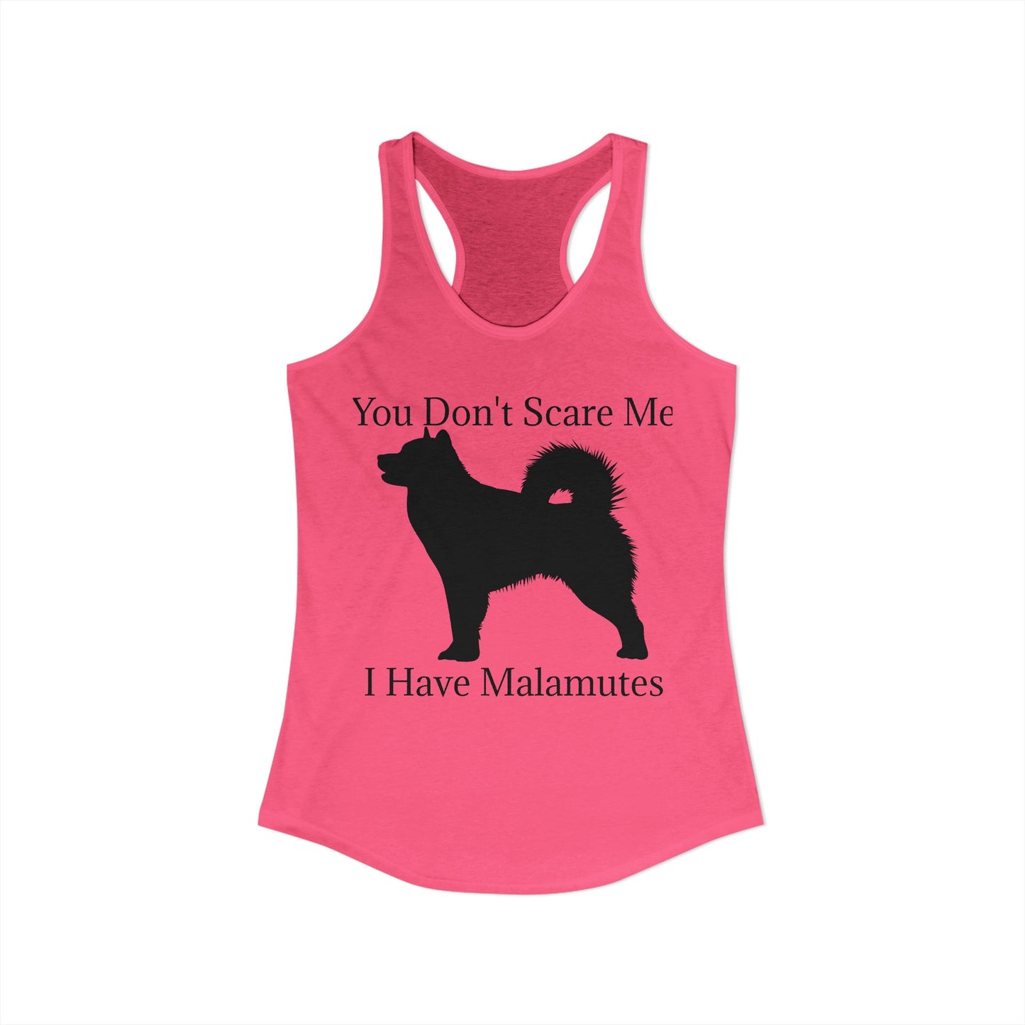 You Don't Scare Me Women's Racerback Tank