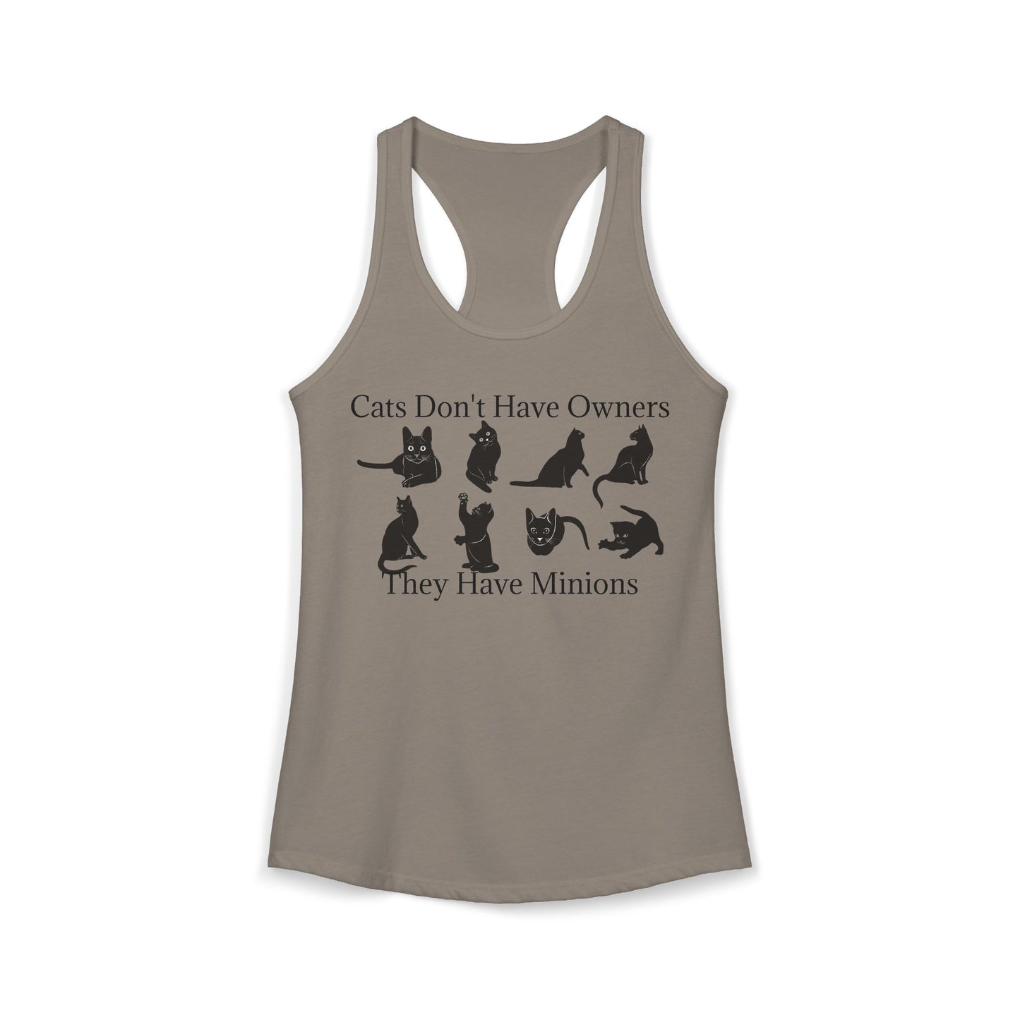 Cat Minions Women's Racerback Tank