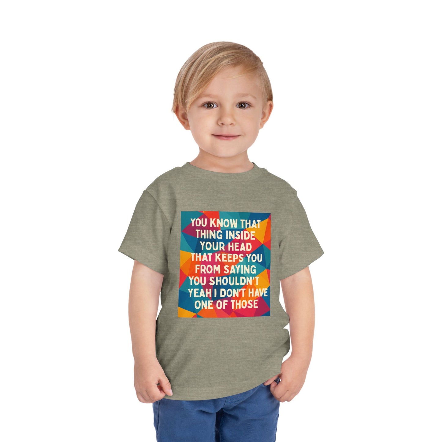 No Filter Toddler Unisex Short Sleeve Crewneck Tee