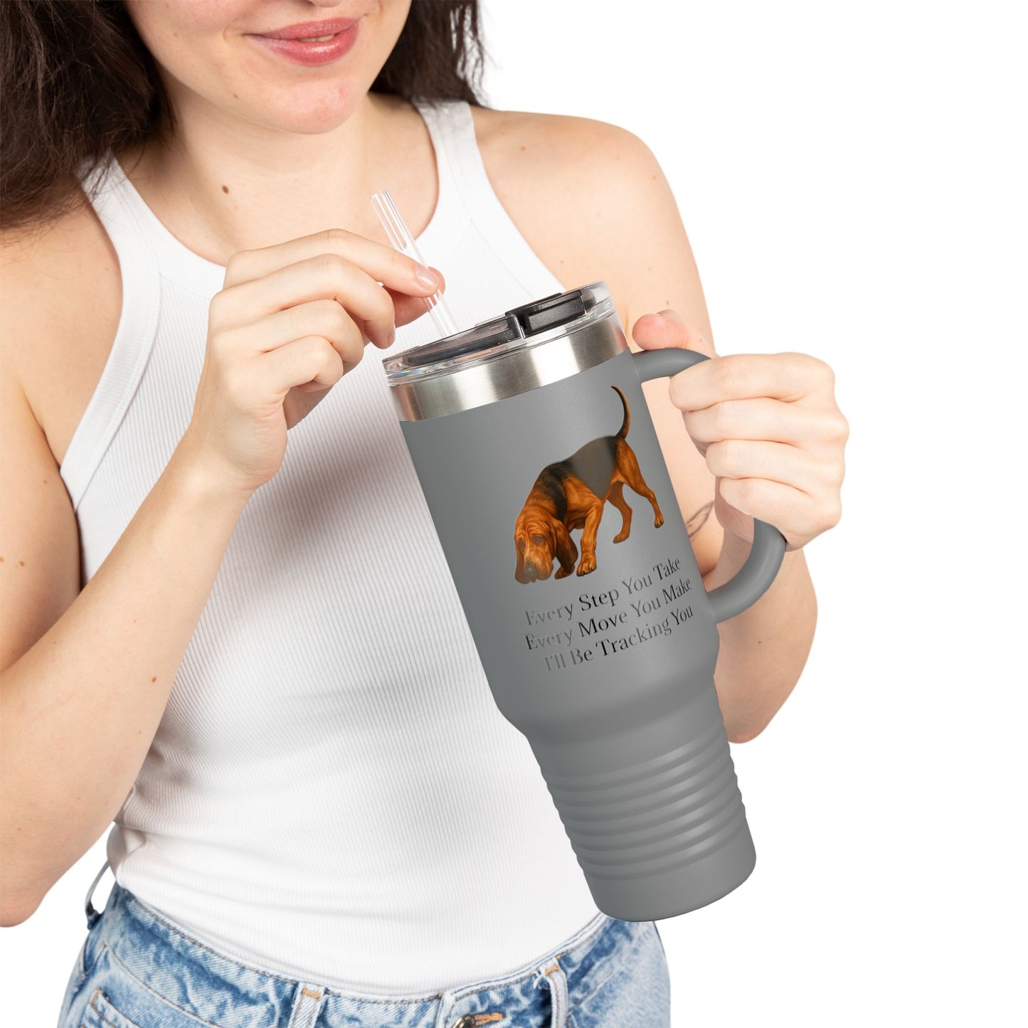 Tracking You Insulated Travel Mug