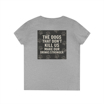 Drinks Stronger Women's V-Neck T-Shirt