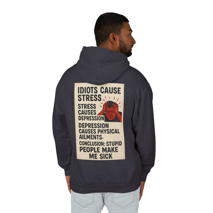 Stupid People Unisex Lightweight Hoodie