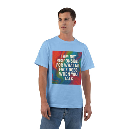 When You Talk Men's Short-Sleeve Crewneck Tee