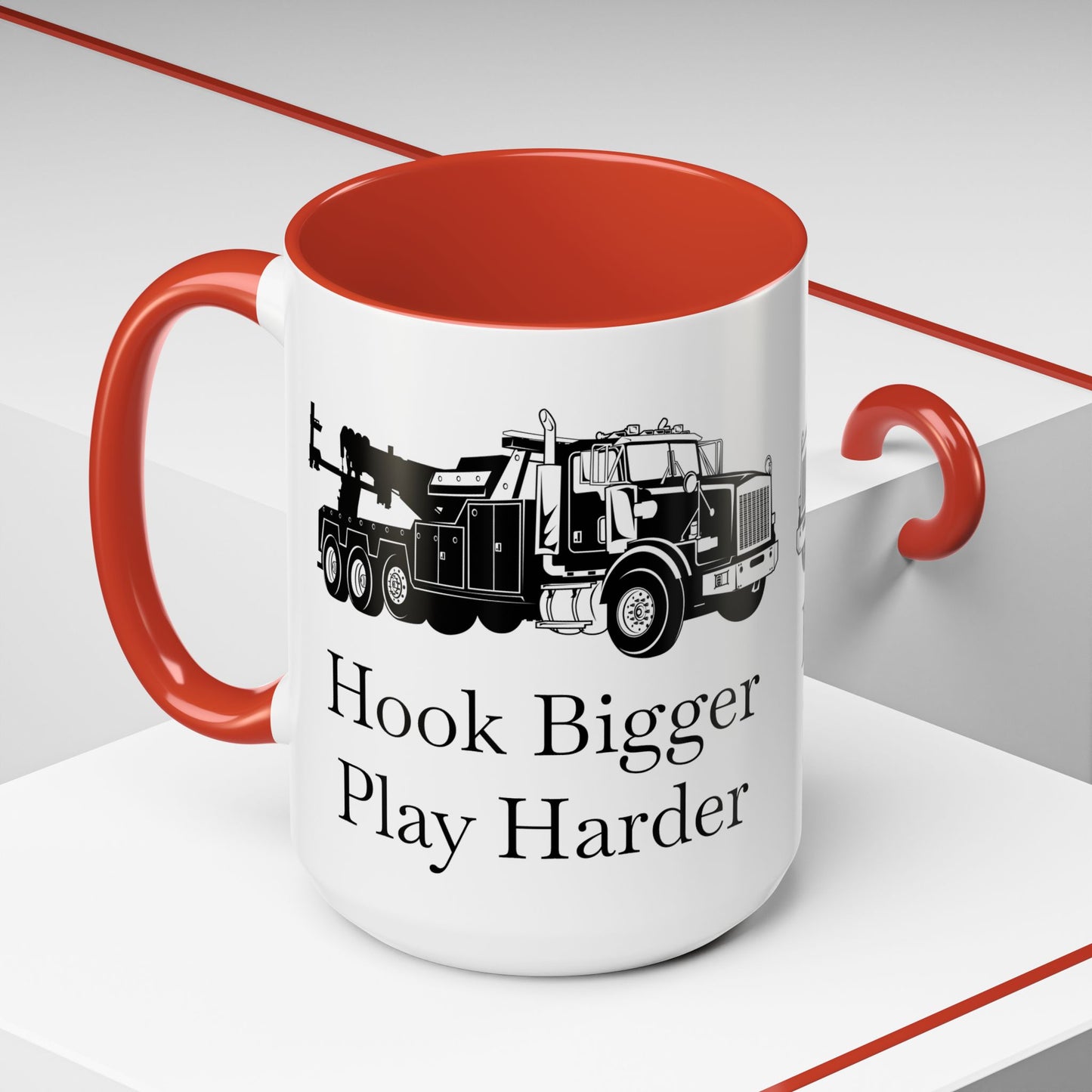 Hook Bigger 2-Tone Coffee Mug
