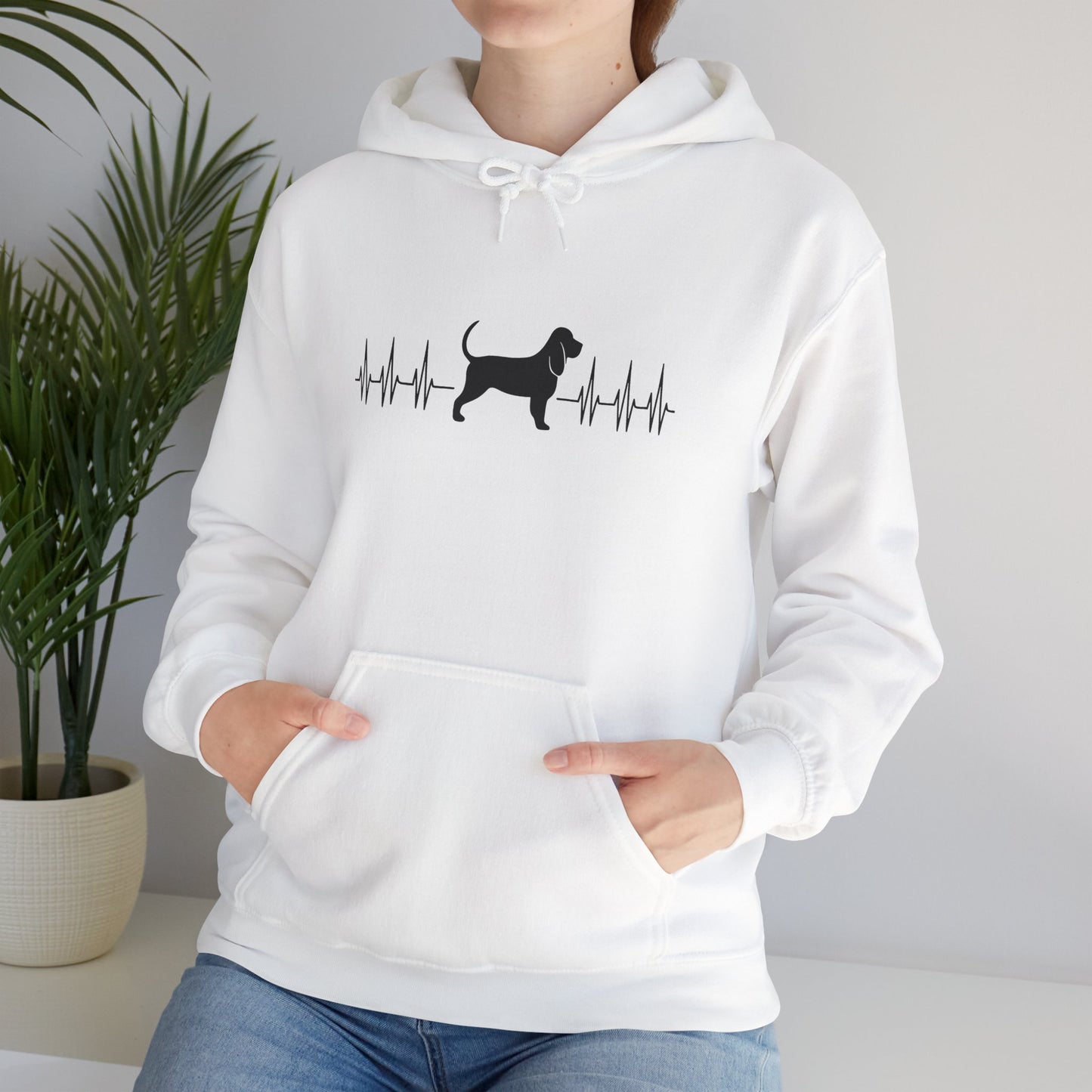 My Heart Beats For Bloodhounds Unisex Hoodie