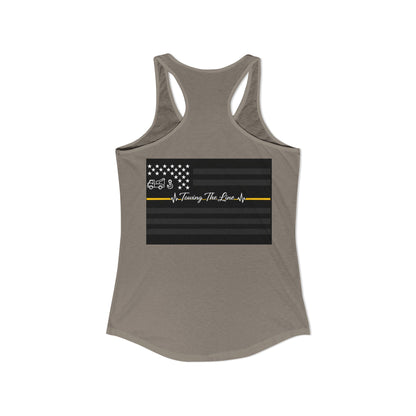 Thin Yellow Line Women's Racerback Tank