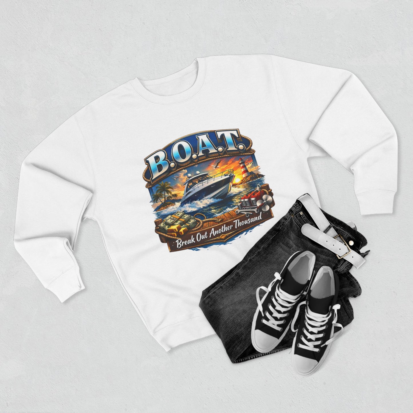 B.O.A.T. Unisex Crewneck Sweatshirt