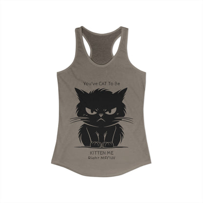 KITTEN Me Women's Racerback Tank