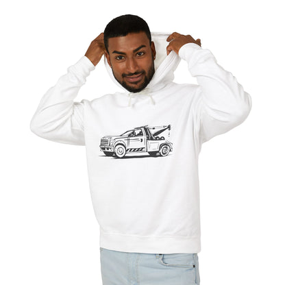 Wheel Lift Tow Truck Unisex Lightweight Hoodie