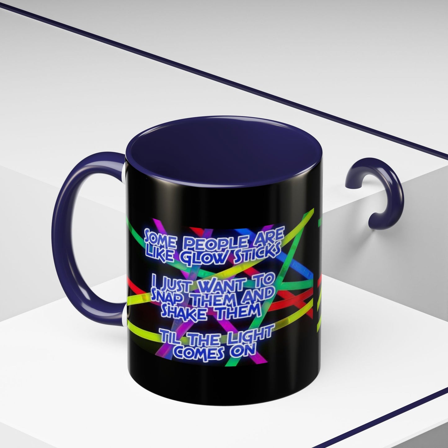 Glow Sticks 2-Tone Coffee Mug