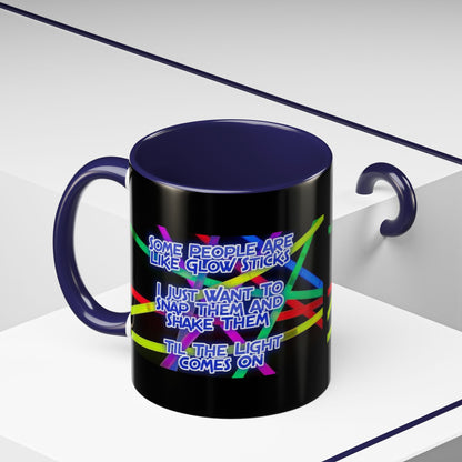 Glow Sticks 2-Tone Coffee Mug